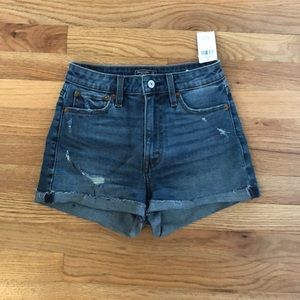Abercrombie & Fitch High Rise Short Denim Jeans